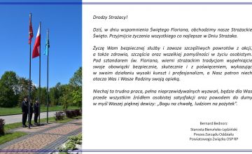 Życzenia z okazji Dnia Strażaka!